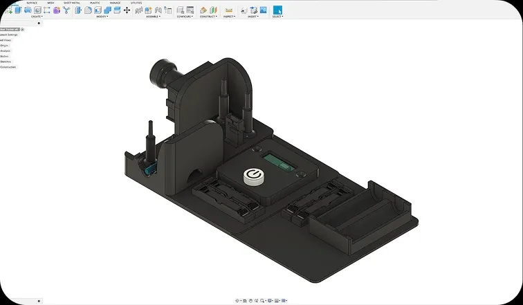 CAD-Modell für die physische Realisierung 2